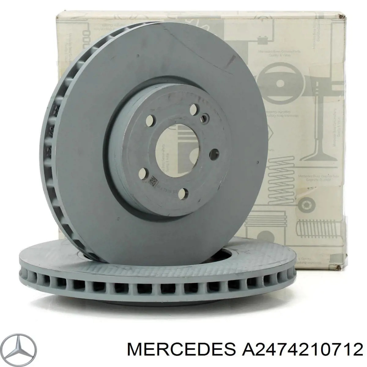 Disco do freio dianteiro para Mercedes GLA (H247)