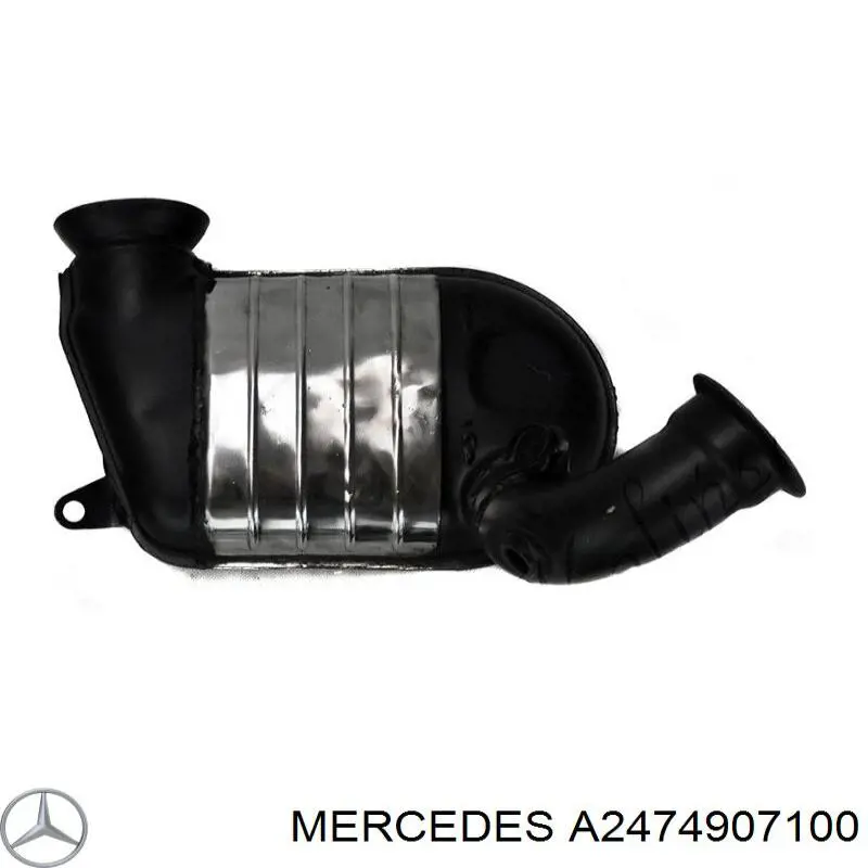 Приемная труба глушителя Mercedes A2474907100