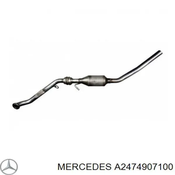 Глушитель, передняя часть Mercedes A2474907100 цена, от 442.16 USD