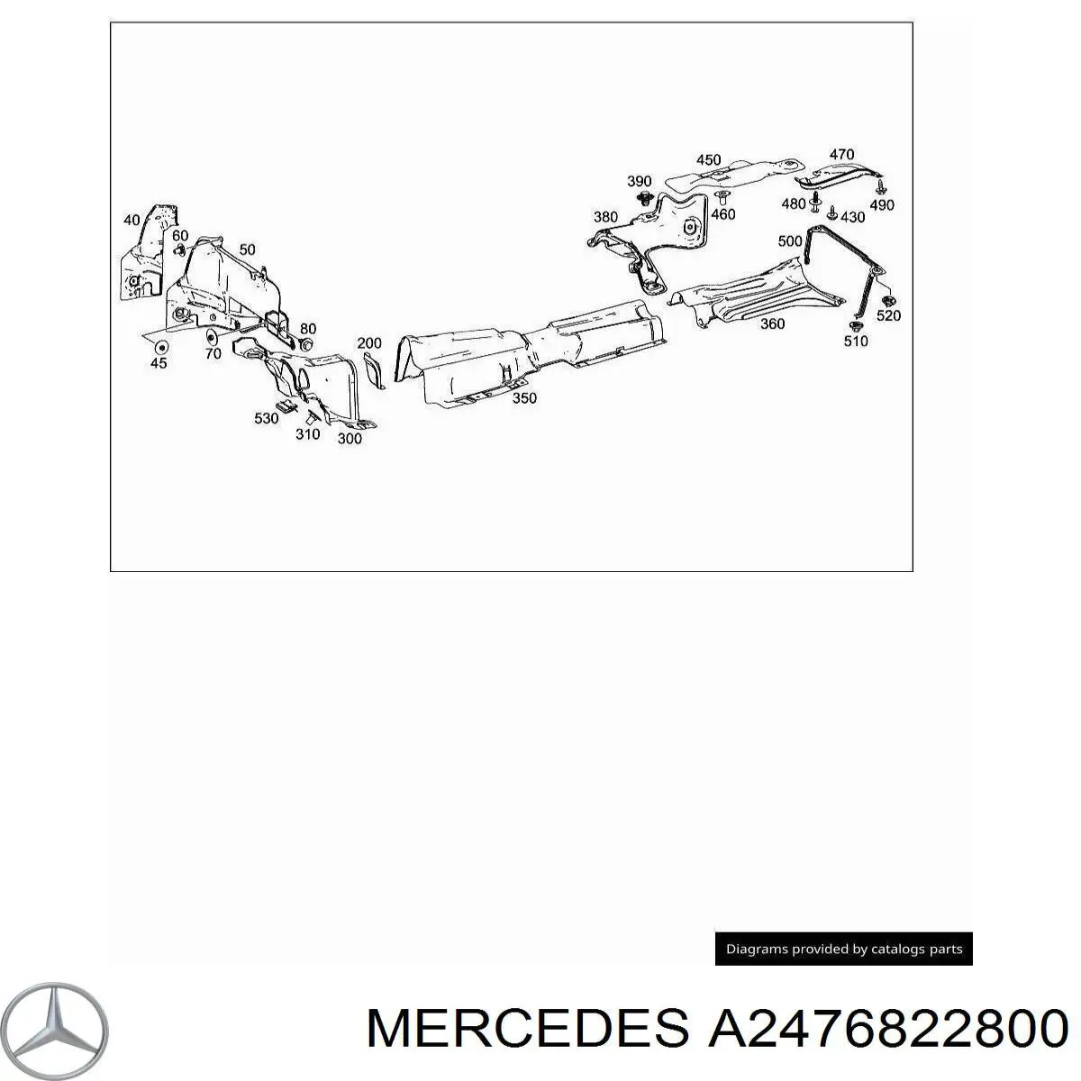 A2476822800 Mercedes 