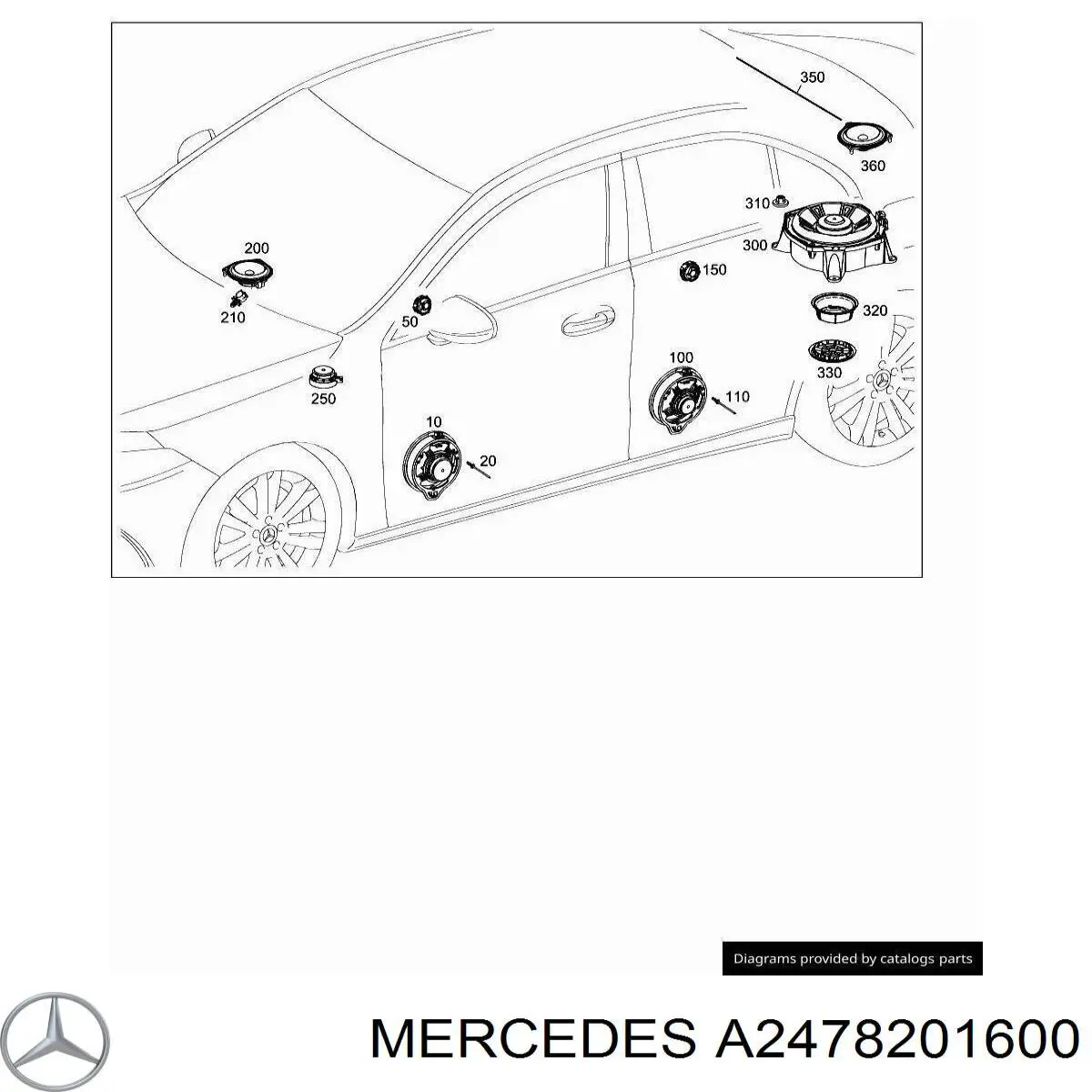A2478201600 Mercedes 