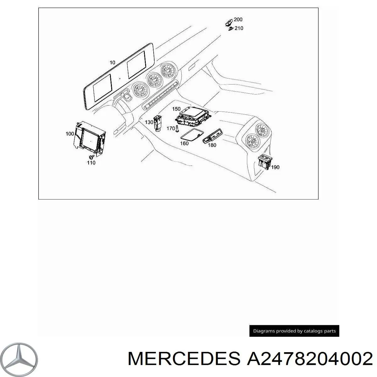 A2478204002 Mercedes 