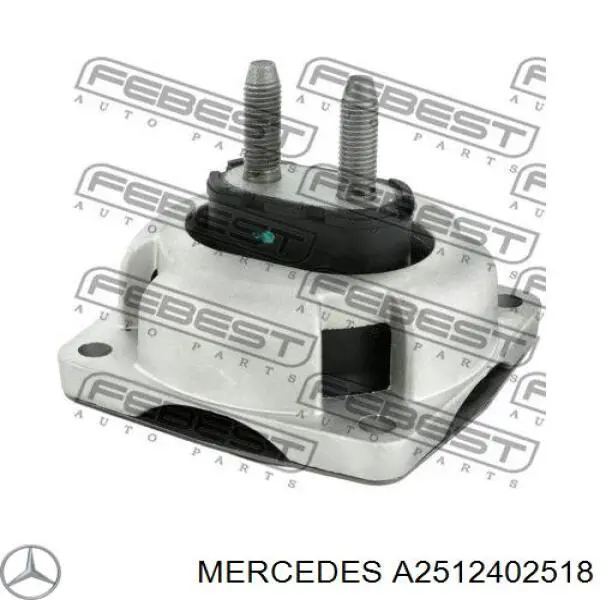 A2512402518 Mercedes подушка трансмиссии (опора коробки передач)
