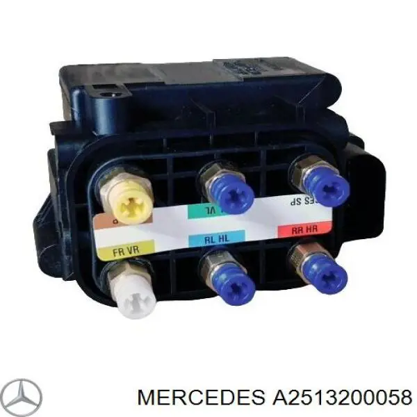 Блок шинных кранов Mercedes A2513200058 цена, от 106.30 USD