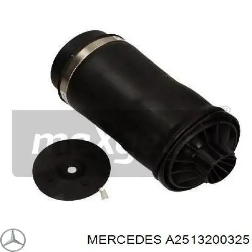 Пневмоподушка/пневморессора моста заднего Mercedes A2513200325 цена, от 132.62 USD