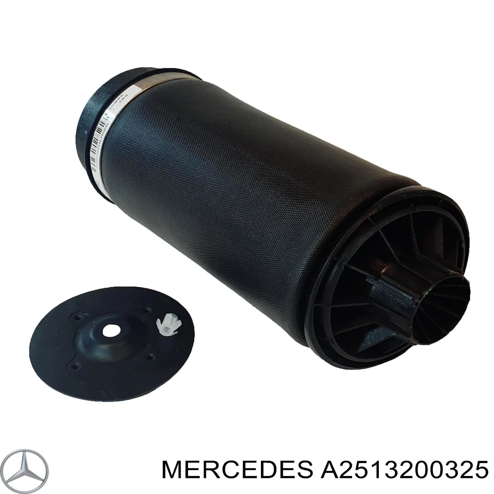 Купить A2513200325 Mercedes Пневмоподушка (пневморессора) моста заднего