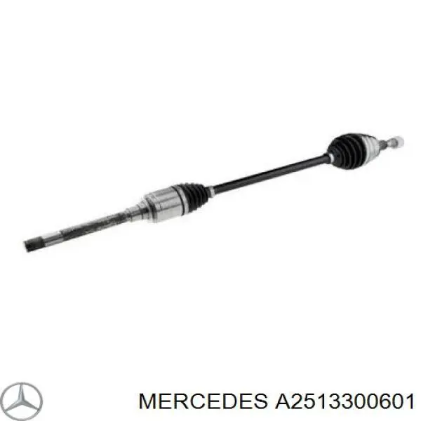 A2513300601 Mercedes полуось (привод передняя правая)