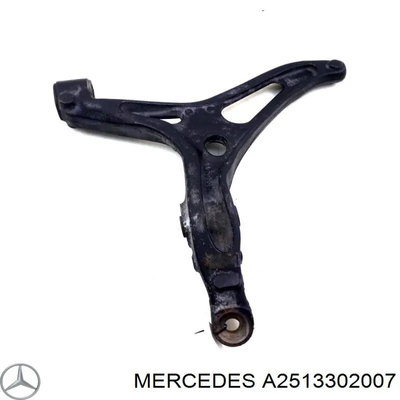 A2513302007 Mercedes braço oscilante inferior direito de suspensão dianteira