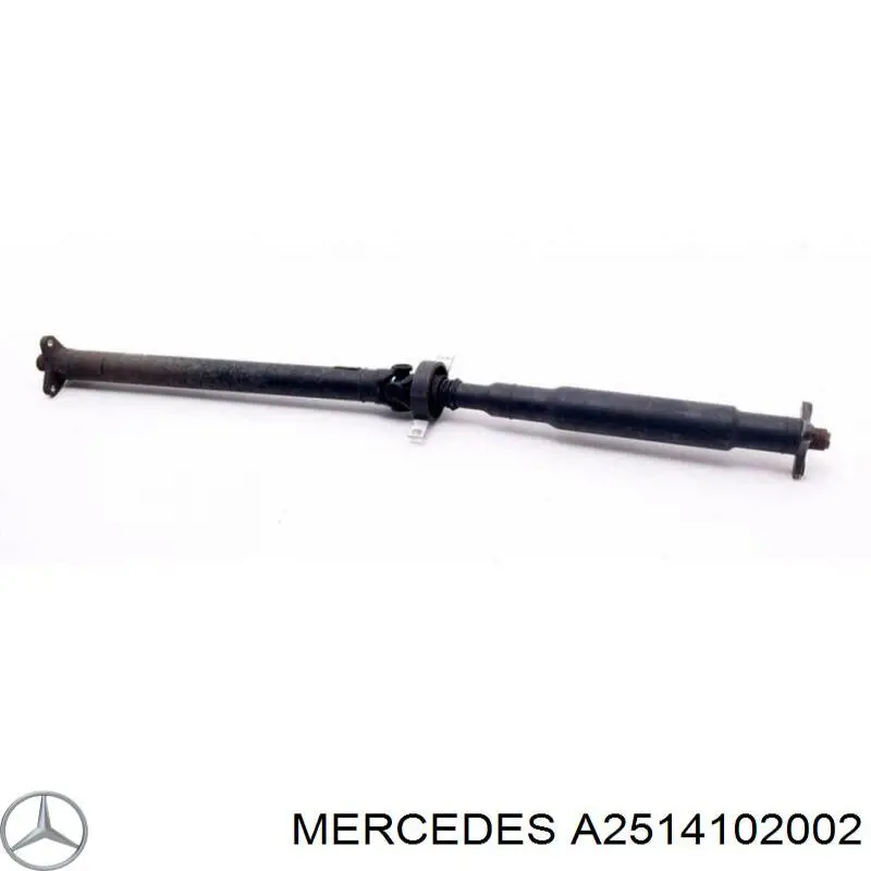 A2514102002 Mercedes вал карданный задний, задняя часть