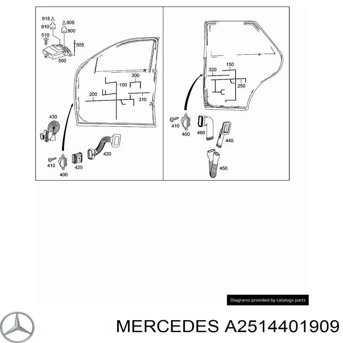  A2514401909 Mercedes