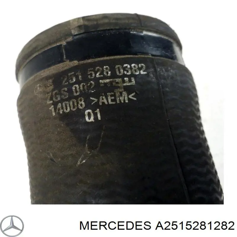 Купить A2515280582 Mercedes Патрубок интеркулера