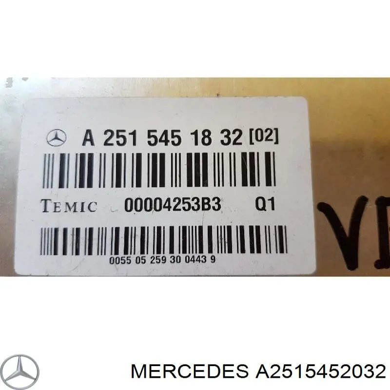 Блок управления пневмоподвеской Mercedes 2515453332 цена, от 41.81 USD