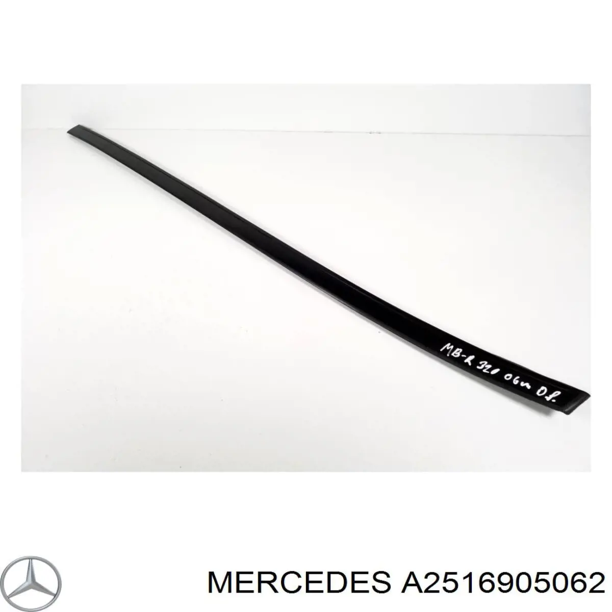 Молдинг крыши правый Mercedes 2516905062 цена, от 25.34 USD