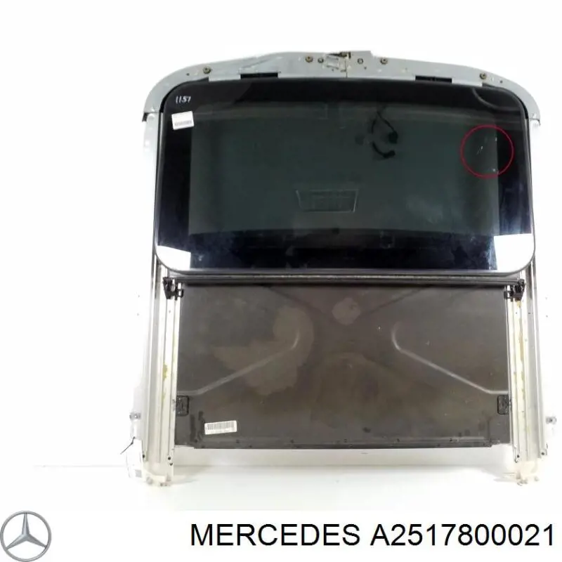 2517800021 Mercedes tampa de alcapão do teto