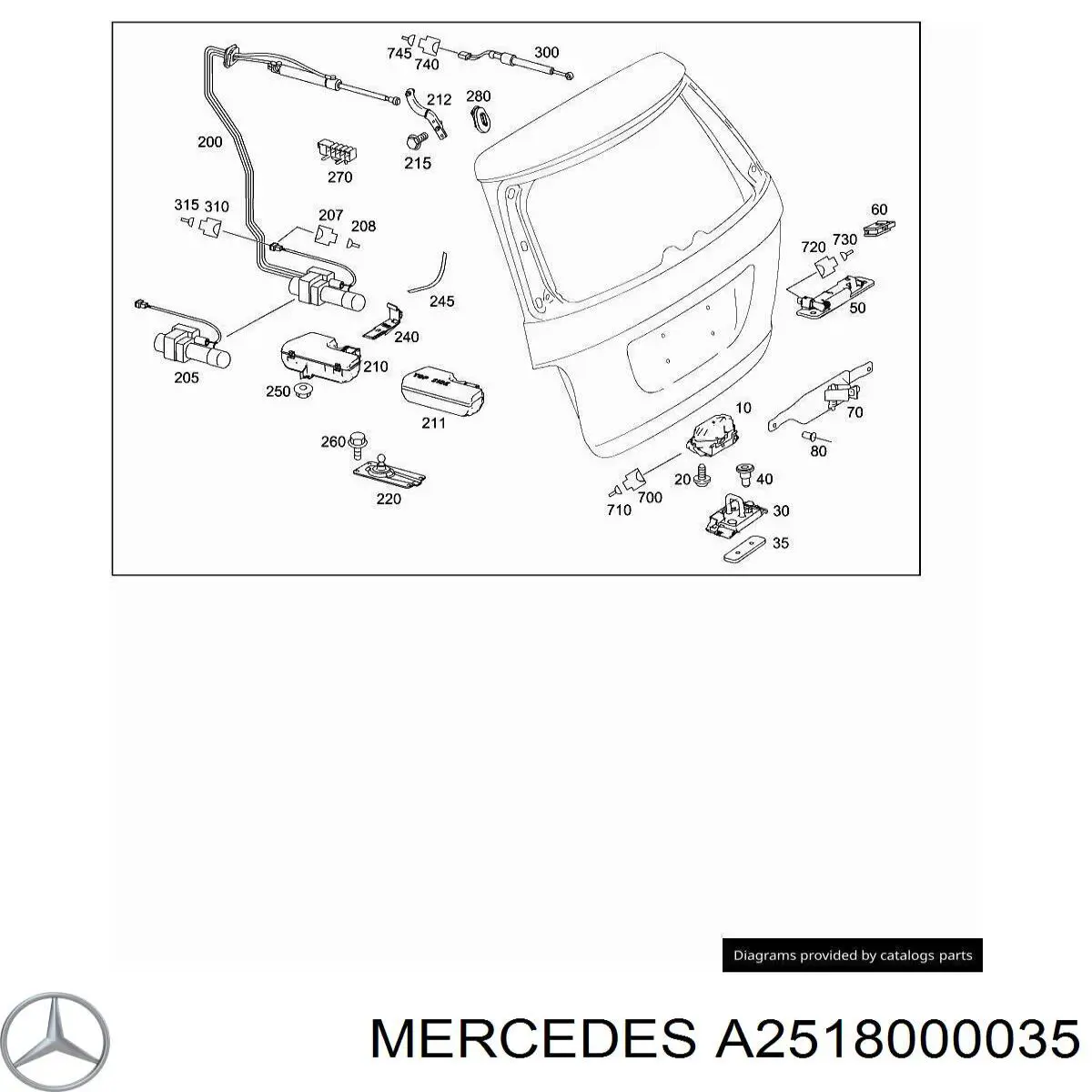  A2518000035 Mercedes