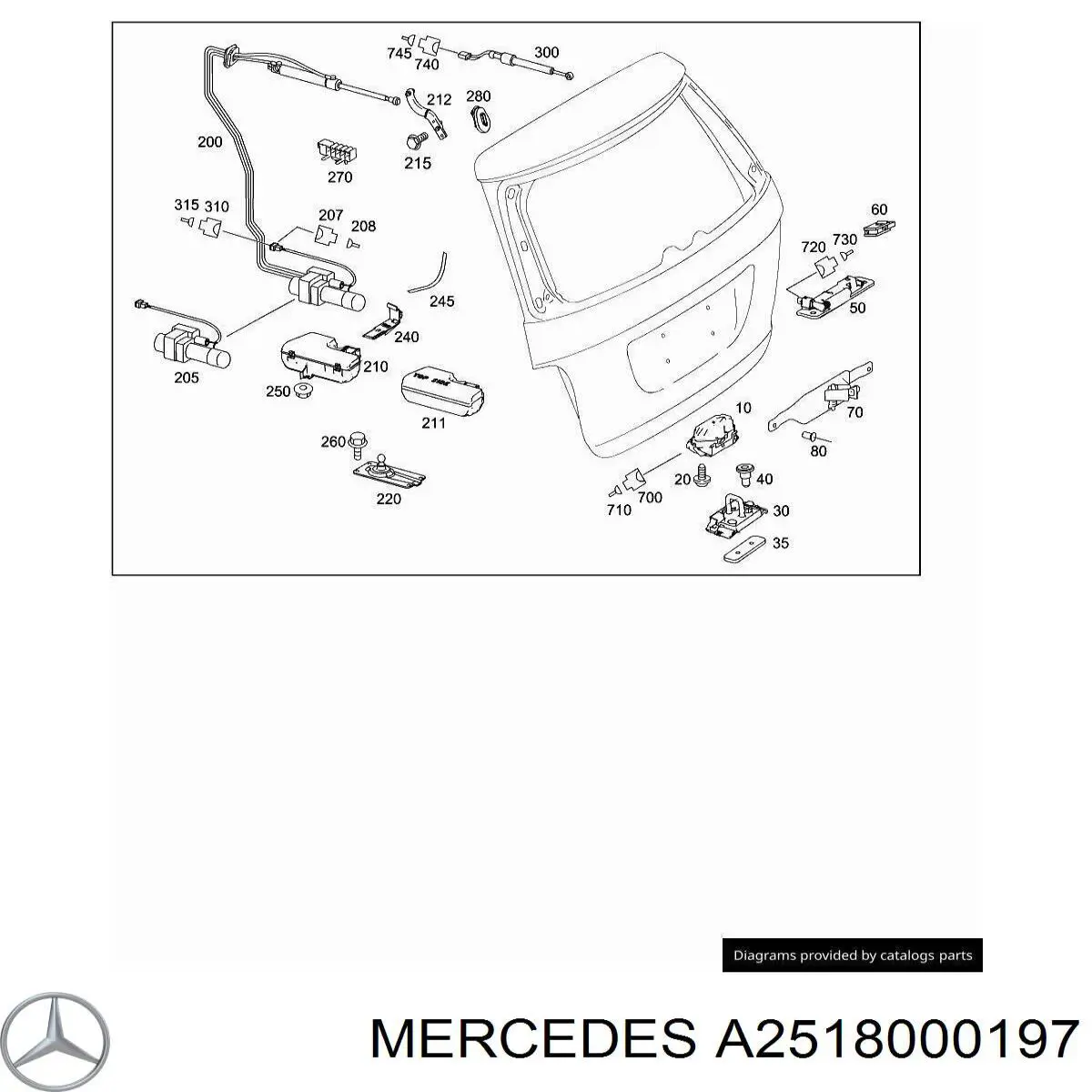 A2518000197 Mercedes 