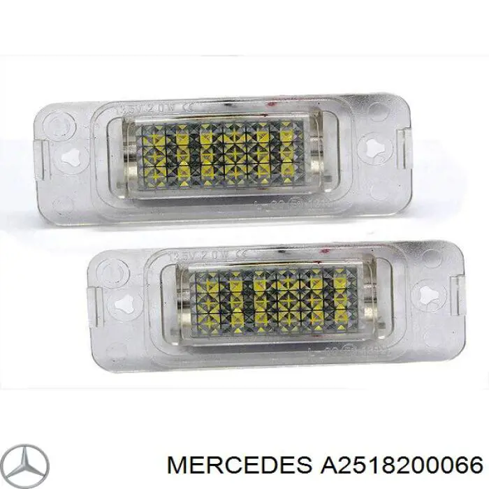 Купить A2518200066 Mercedes Фонарь подсветки номерного знака
