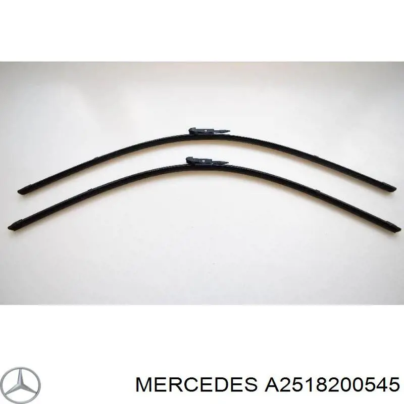 A2518200545 Mercedes щетка-дворник лобового стекла, комплект из 2 шт.