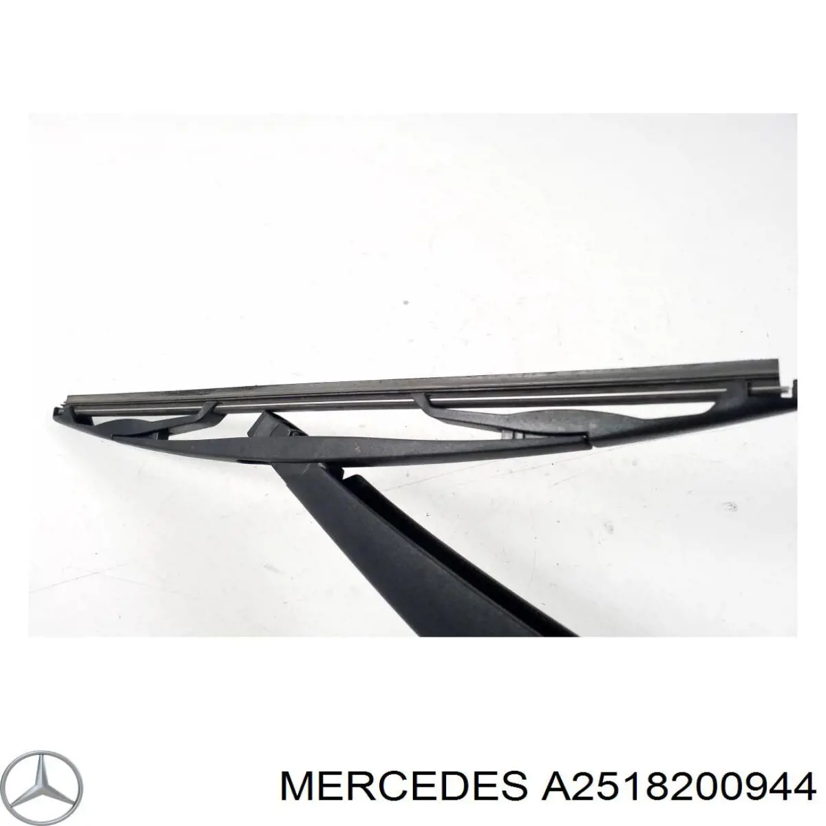 A2518200944 Mercedes braço de limpa-pára-brisas de vidro traseiro