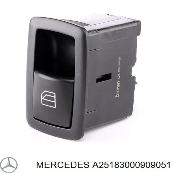 Кнопочный блок управления стеклоподъемником передний левый A25182001109051 Mercedes