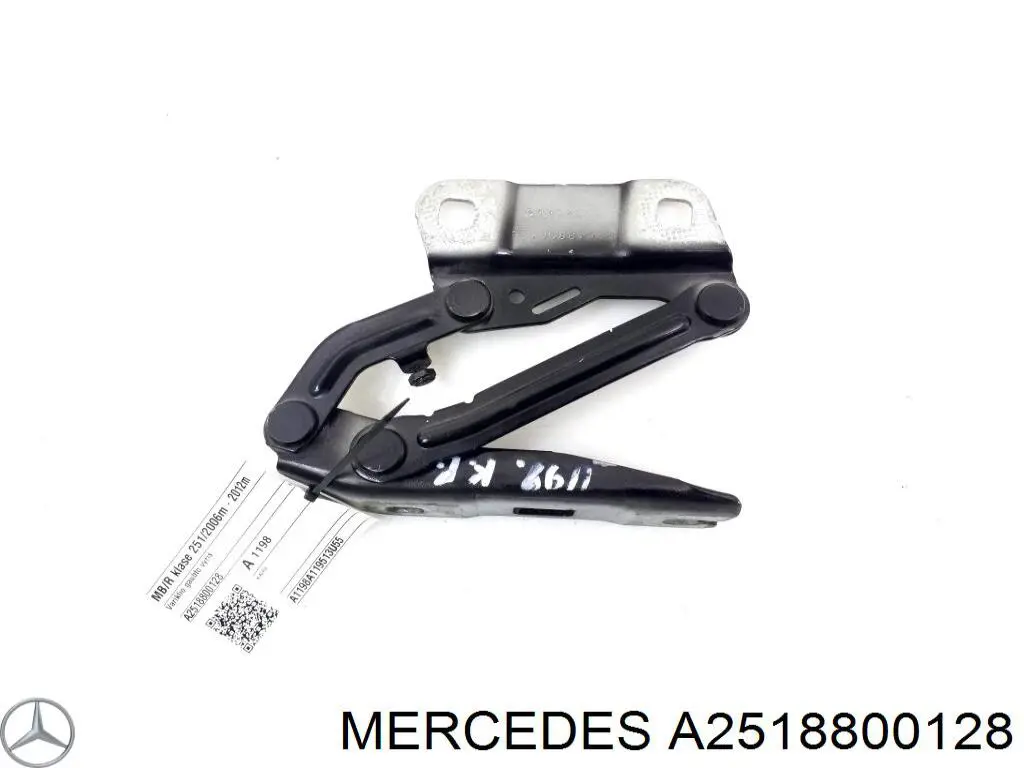 A2518800128 Mercedes gozno da capota esquerdo