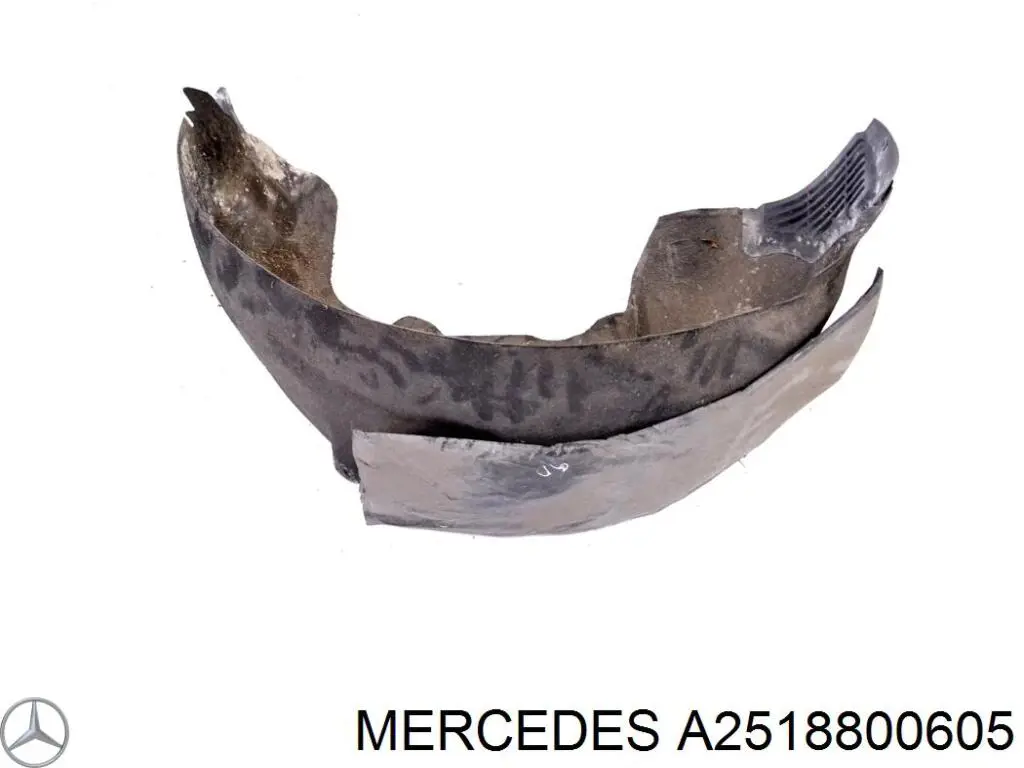 Подкрылок задний правый на Mercedes R (W251)
