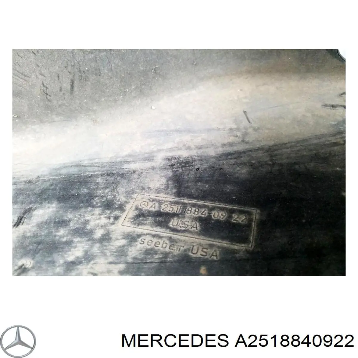 A2518840922 Mercedes подкрылок крыла переднего левый задний