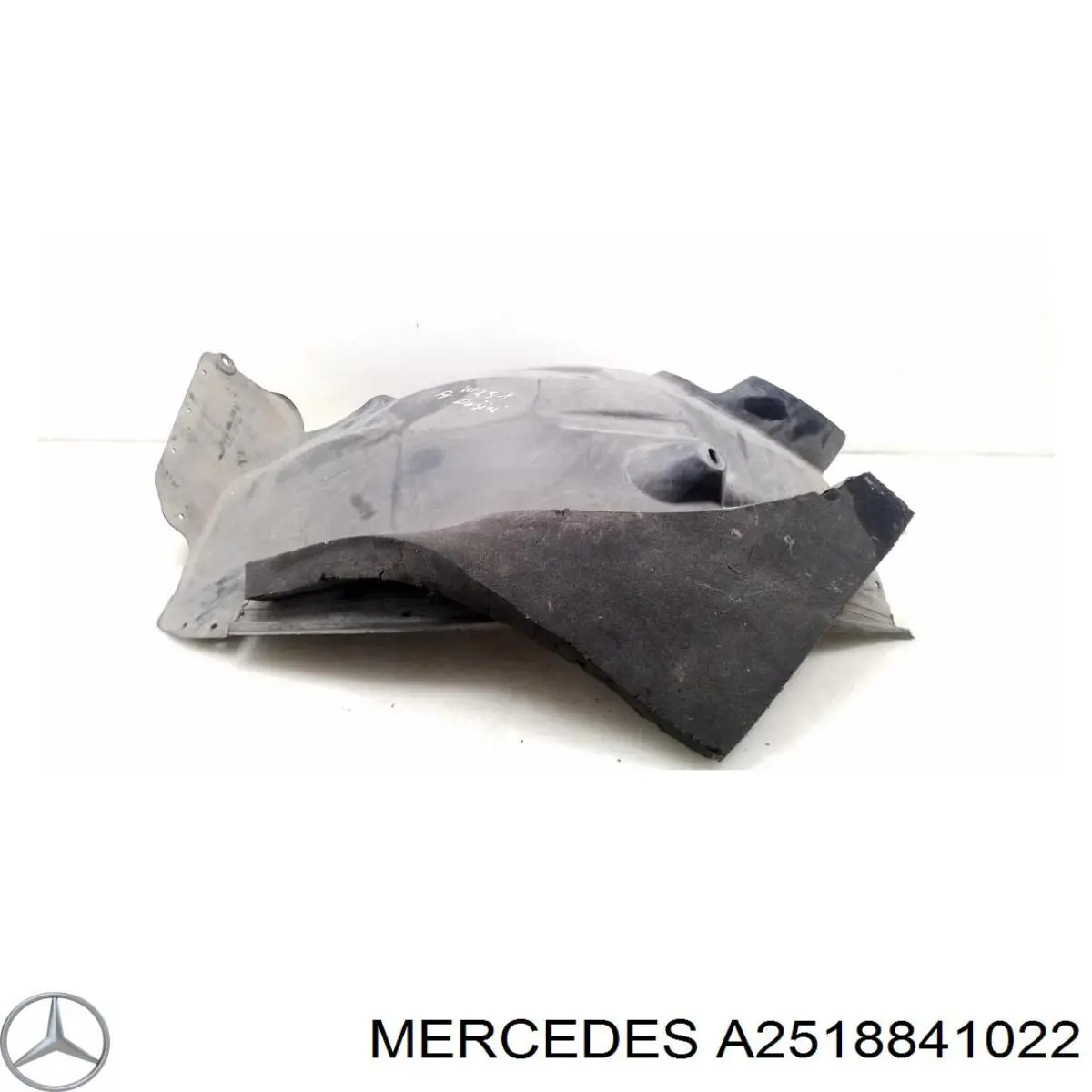 Guarda-barras direito traseiro do pára-lama dianteiro para Mercedes R (W251)