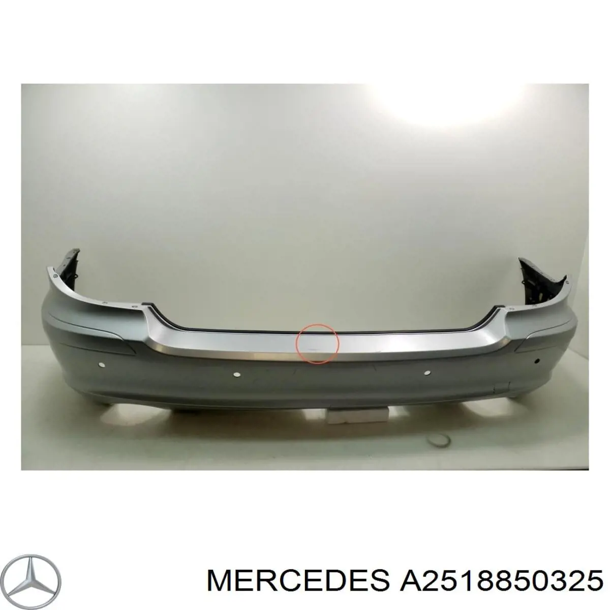 Бампер задний Mercedes R W251 (Мерседес-бенц Р)