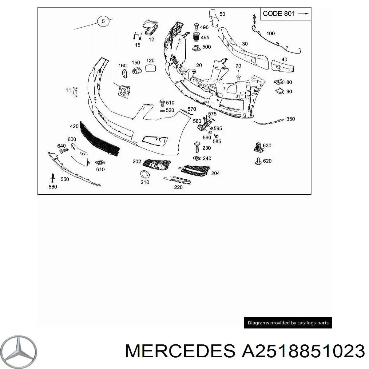 A2518851023 Mercedes 