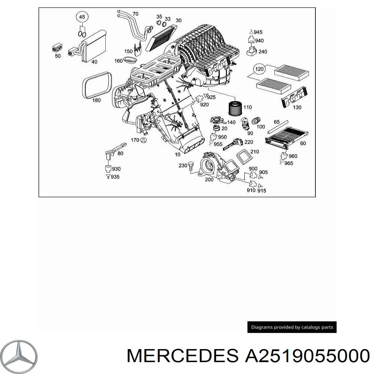 A2519055000 Mercedes 