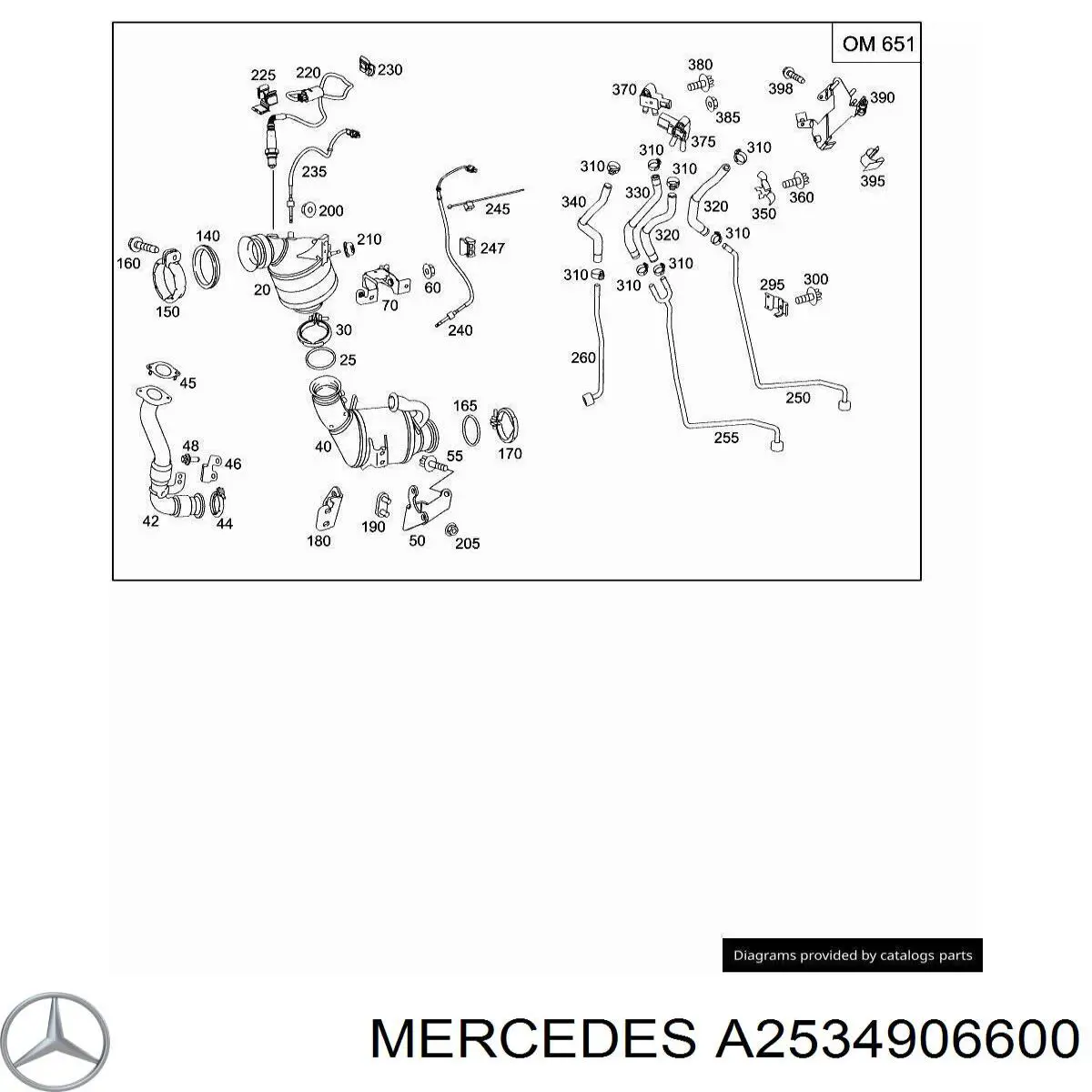  A2534906600 Mercedes