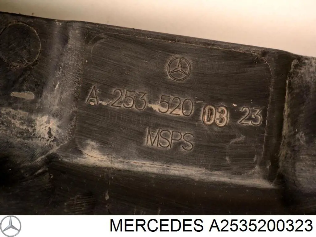 A2535200323 Mercedes Защита двигателя задняя