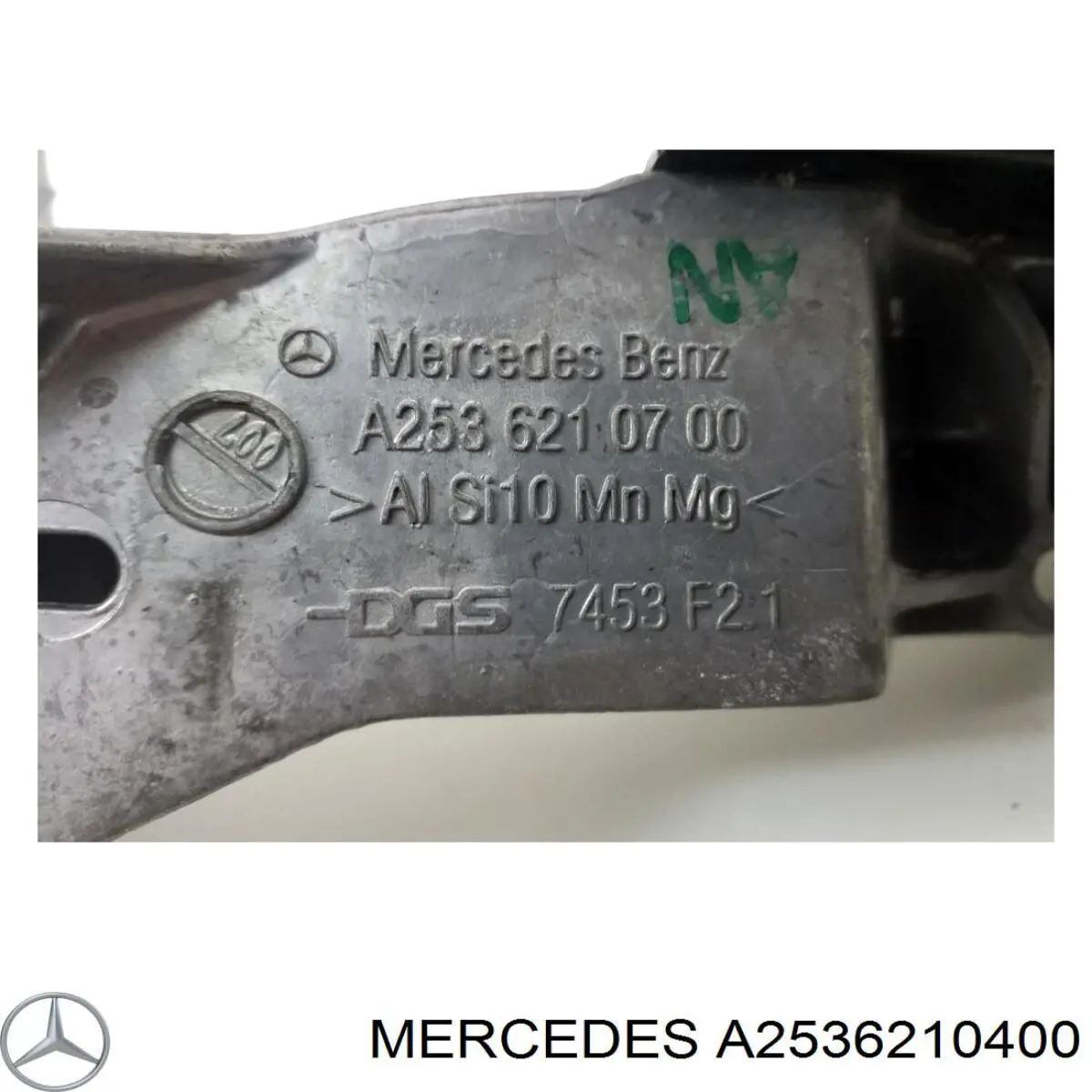 A2536210400 Mercedes consola de suporte do radiador superior