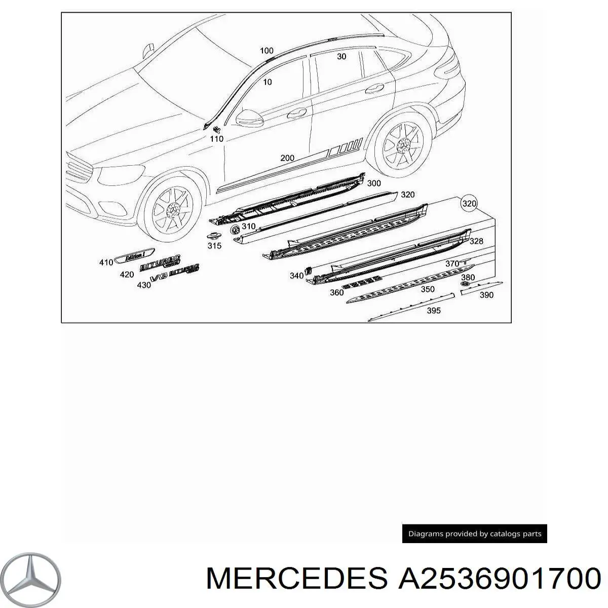 A2536901700 Mercedes 