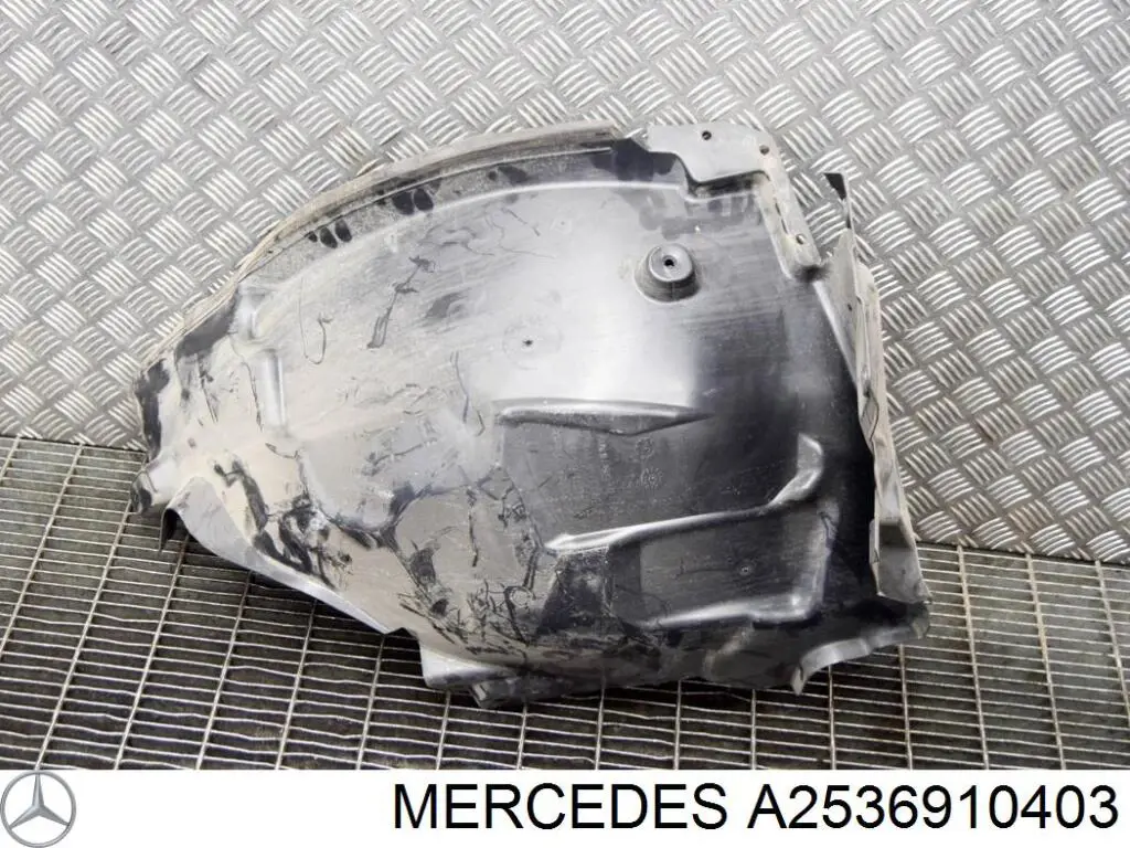 Guarda-barras direito traseiro do pára-lama dianteiro para Mercedes GLC (C253)