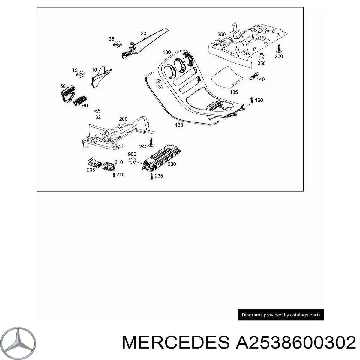 A2538600302 Mercedes 