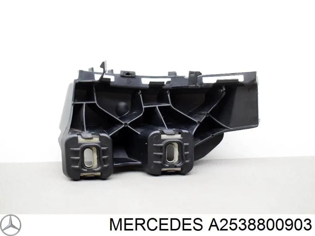 Купить A2538800903 Mercedes Левый кронштейн крепления бампера заднего