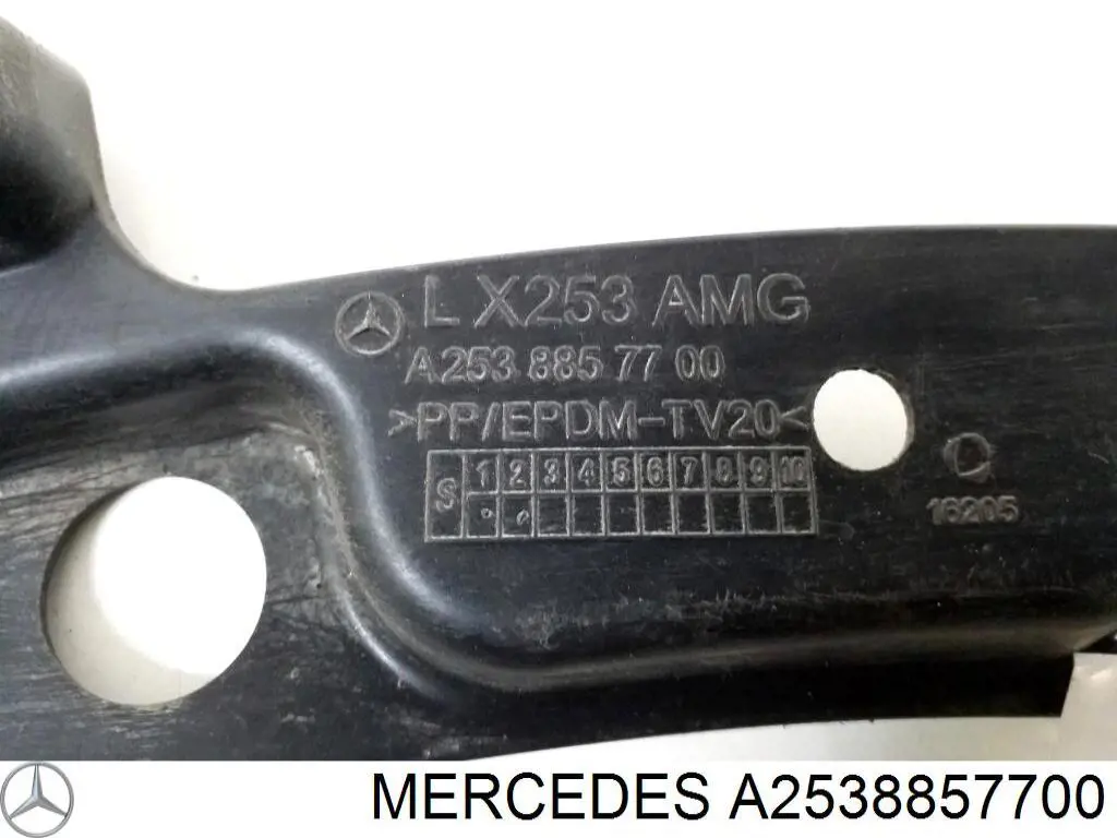 Consola do pára-choque dianteiro esquerdo para Mercedes GLC (C253)