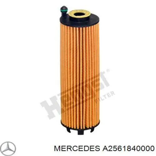 A2561840000 Mercedes filtro de óleo