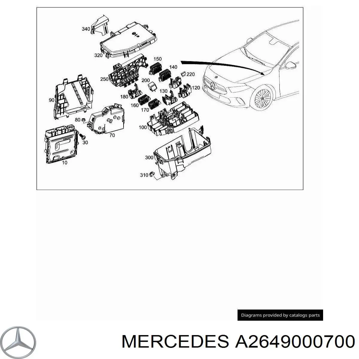 A264900070080 Mercedes 