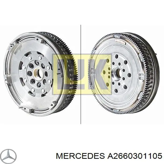 A2660301105 Mercedes volante de motor