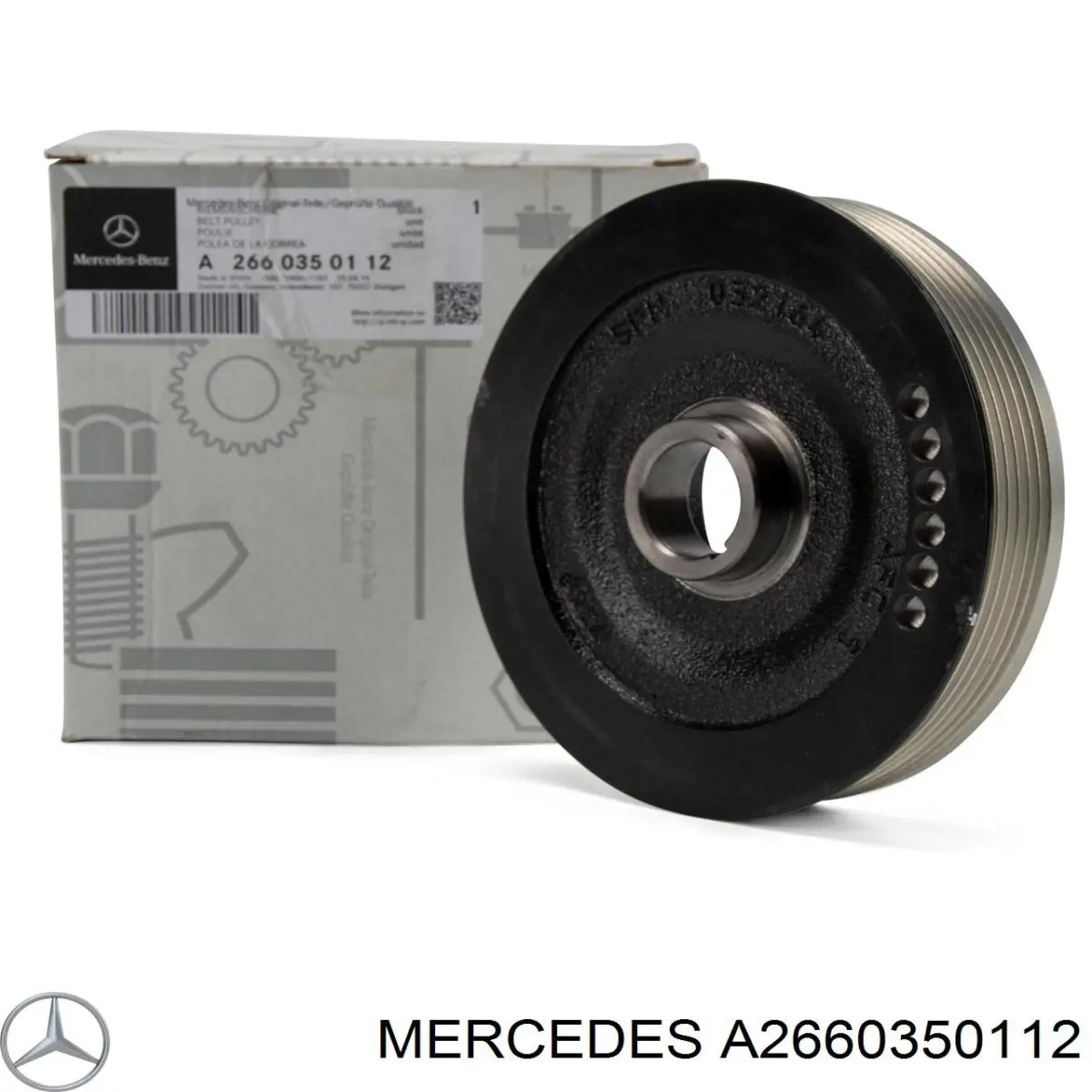 A2660350112 MERCEDES Polea de cigüeñal original y equivalente