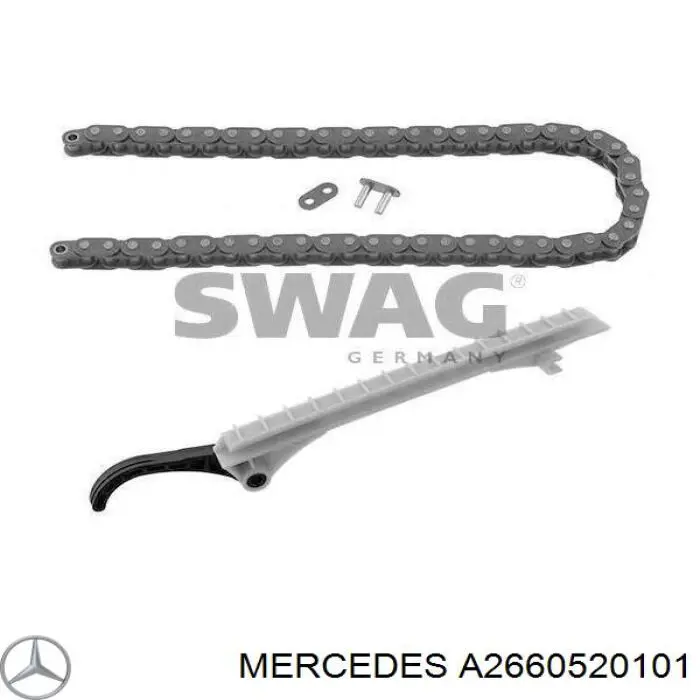 Engrenagem de cadeia da roda dentada da árvore distribuidora de motor Mercedes B  W245