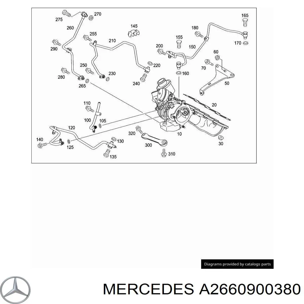 A266090038080 Mercedes турбина