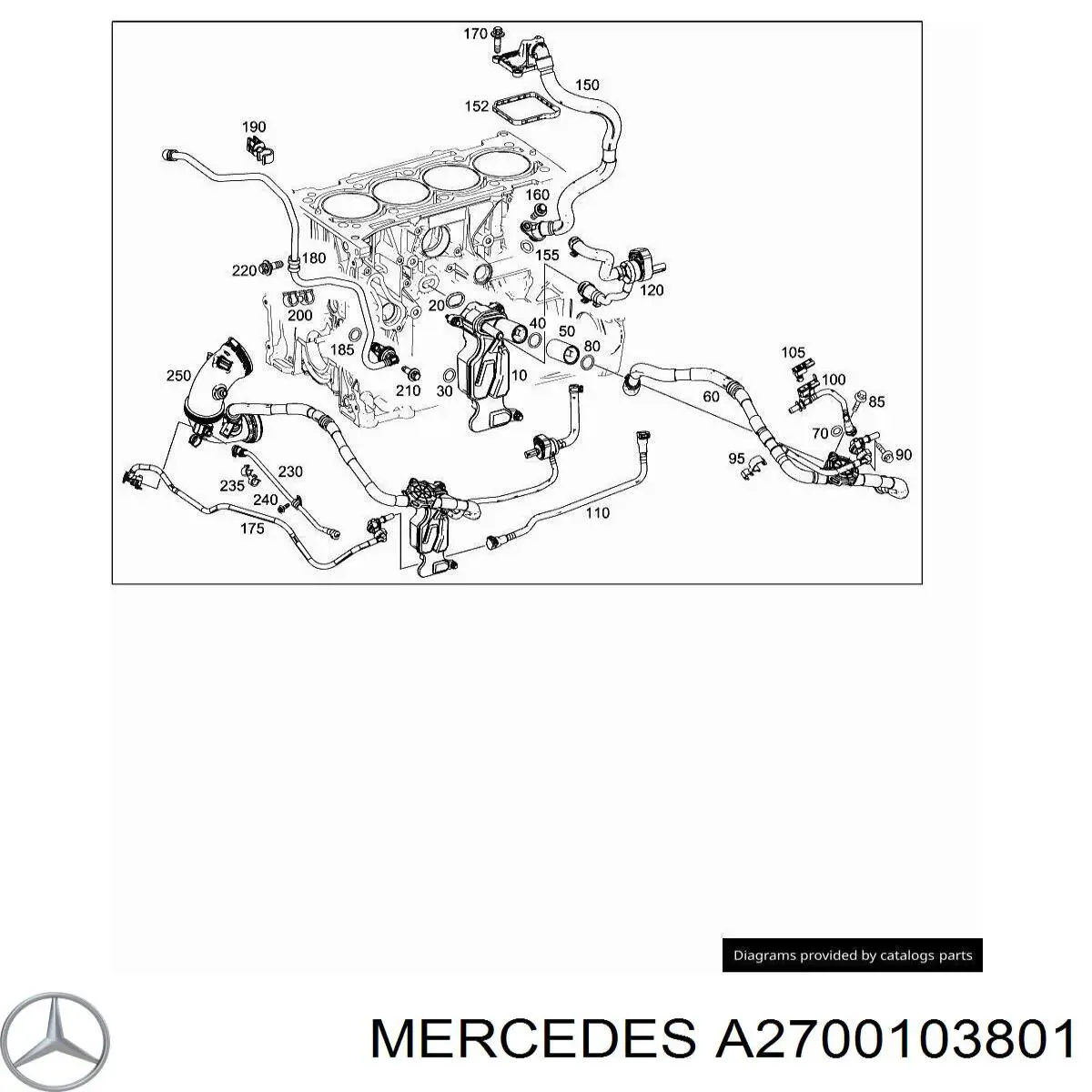  A2700103801 Mercedes