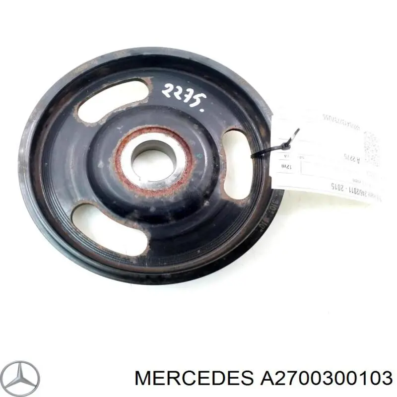 Polia de cambota para Mercedes B (W247)