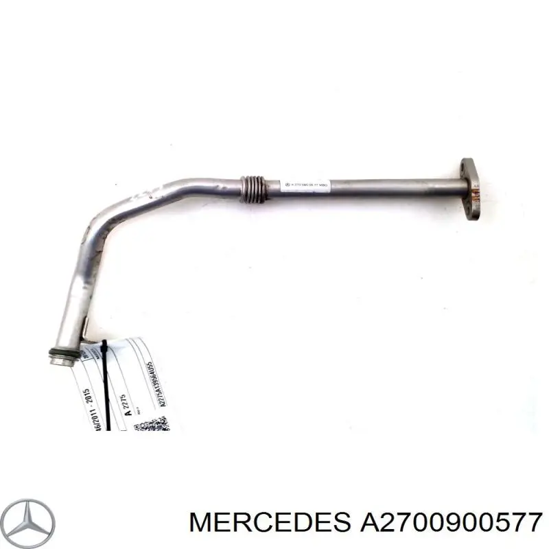 Трубка (шланг) отвода масла от турбины A2700900577 Mercedes