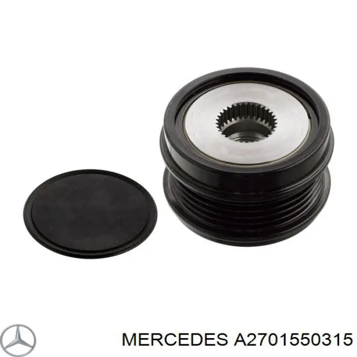 A2701550315 Mercedes polia do gerador