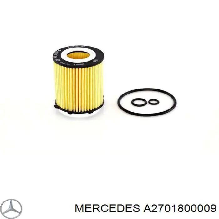 A2701800009 Mercedes масляный фильтр